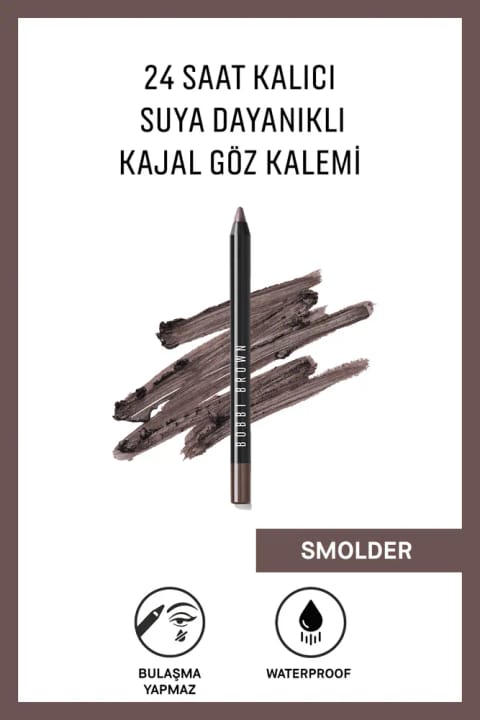 BOBBI BROWN خط چشم کاجال ضد آب ۲۴ ساعته - Smolder