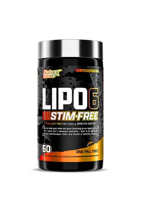 Nutrex LIPO-6 Stim-Free فتجربی کروم ۶۰ کپسول