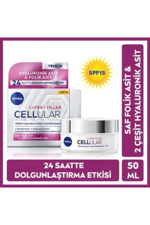NIVEA Cellular Expert Filler ضد پیری و حجمدهنده SPF15