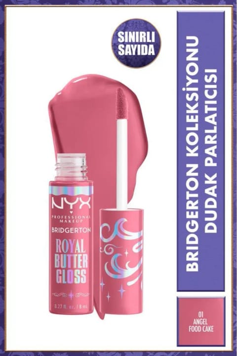 NYX Professional Makeup براق کننده لب Bridgerton - آنجل فود کیک