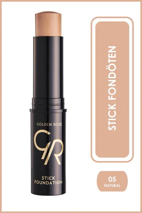 فونداسیون استیکی Golden Rose مدل No: 05 Natural - پوشش‌دهی بالا ۱۱ گرم