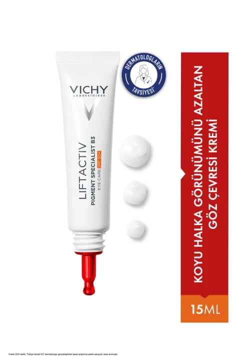 ویشی لیفت اکتیو پیگمنت اسپشالیست B3 کرم دور چشم ضد لک SPF50+