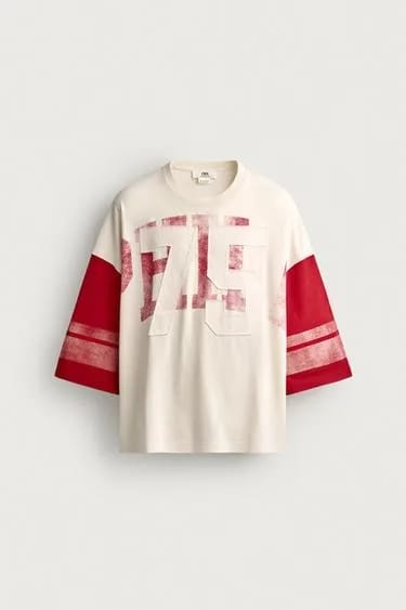 تیشرت باکس vintage wash با پچ