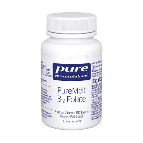 Pure Encapsulations PureMelt B12 Folate 90 قرص