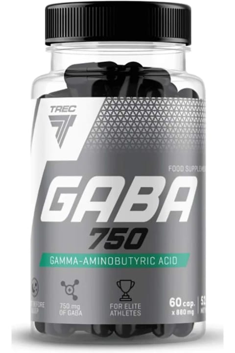 Trec Nutrition GABA 750 mg 60 کپسول ساخت آمریکا Daphnelabs