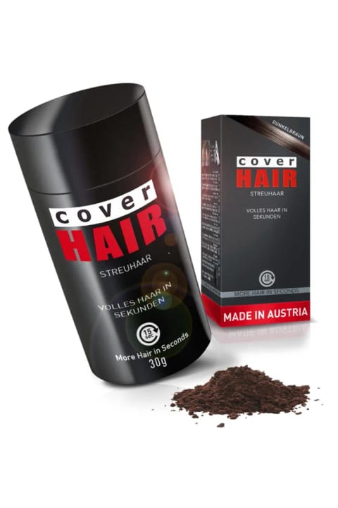 Cover Hair پودر پرپشت‌کنندهٔ مو قهوه‌ای تیره ۳۰ گرم