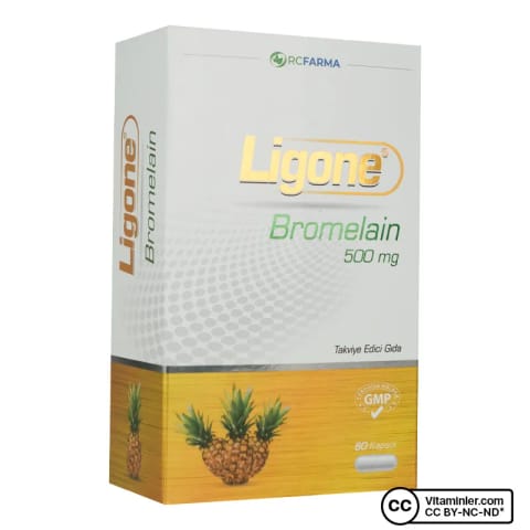 Ligone Bromelain 500 Mg 60 کپسول