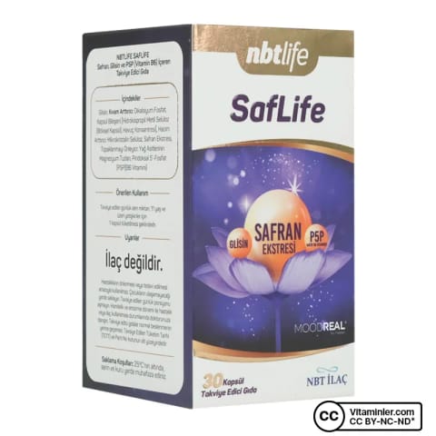 Nbt Life Saflife زعفران عصاره 30 کپسول