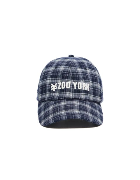 ZOO YORK X BERSHKA کلاه طرح چهارخانه گلدوزیشده