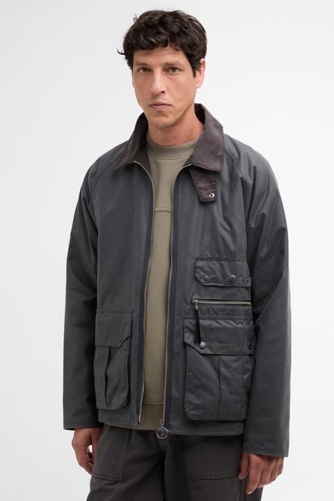 کاپشن روغنی Barbour Re-Engineered Blackett Spey GY71 Asphalt