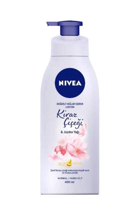 NIVEA لوسیون بدن شکوفه گیلاس و روغن Jojoba 400 میلیلیتر