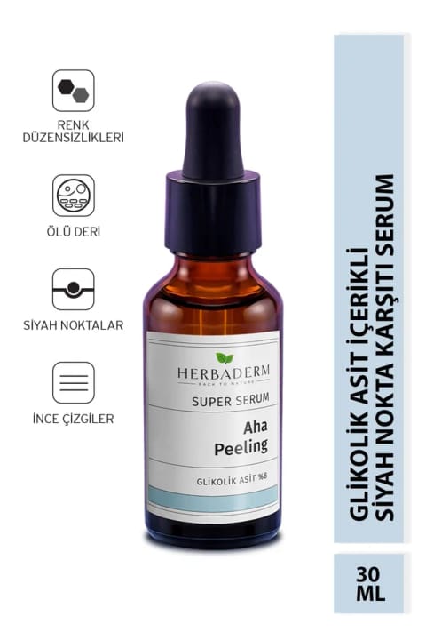 Herbaderm AHA-Peeling Skin Tone Evening Glycolic Acid Super Serum