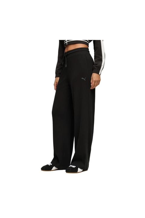 شلوارک ورزشی زنانه Puma مدل Her Comfort High-Waist Wide رنگ مشکی کد 693284-01