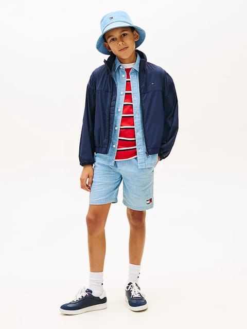 شورت پسرانه Wavy Flag Herringbone تامی هیلفیگر
