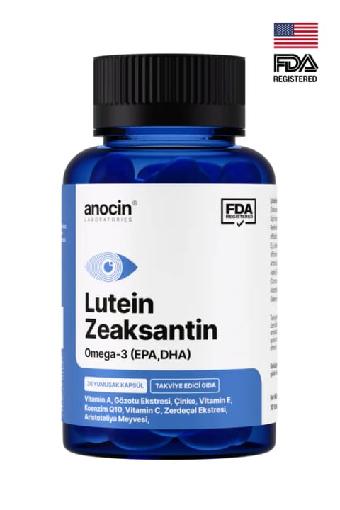 anocin لوتئین زآگزانتین + امگا 3 کمپلکس مولتیویتامین چشم