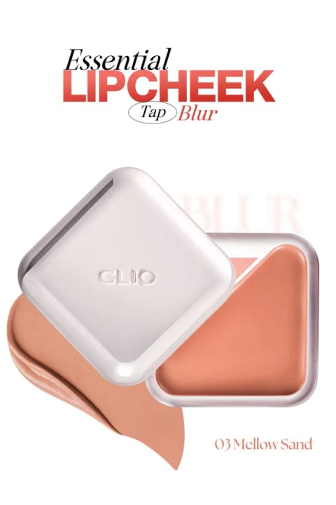 CLIO بالم رنگی لب و گونه، مات صاف Essential Lipcheek Tap B... — 03 Mellow Sand