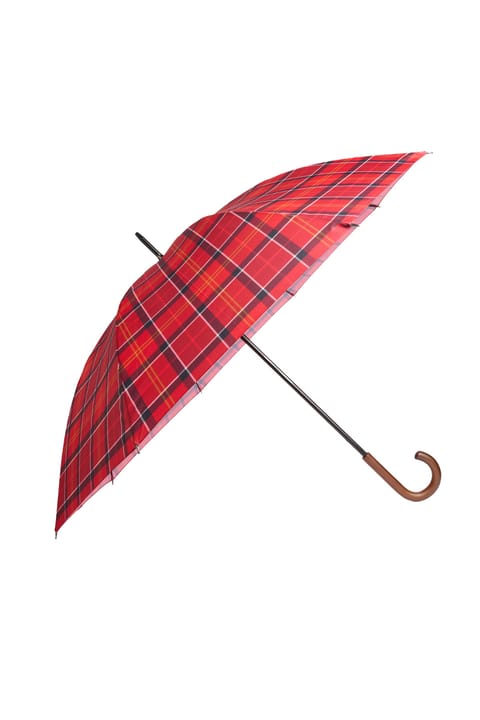 چتر دسته‌بلند Barbour Tartan مدل TN94 Cardinal Tartan