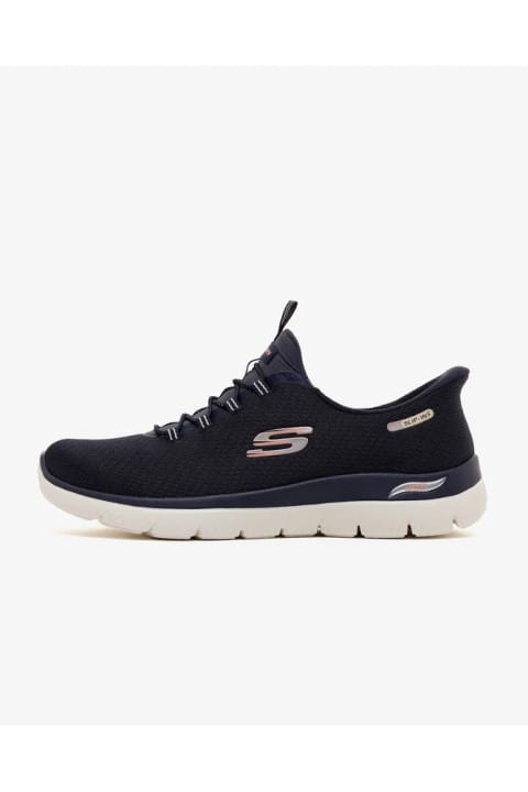 SKECHERS ARCH FIT SUMMITS زنانه سرمهای کتانی اسپرت 150755TK NVY