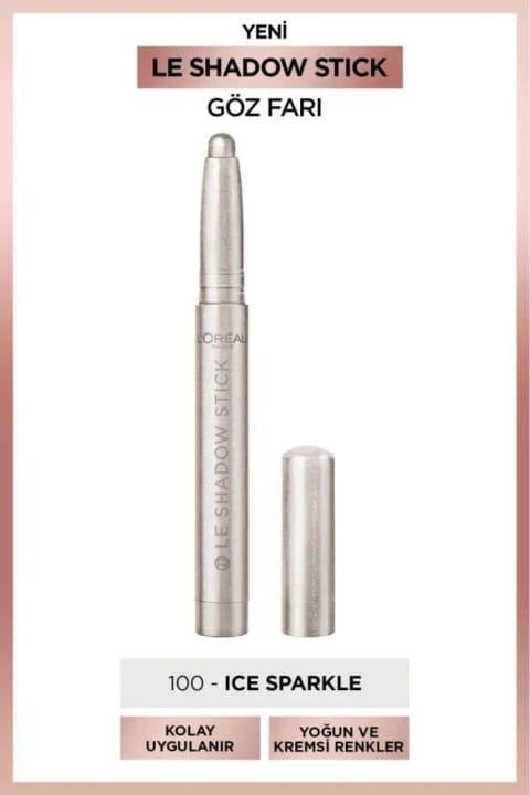 لوازم آرایش L'Oreal Paris Le Shadow Stick سایه چشم - 100 Ice Sparkle