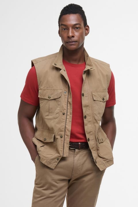 جلیقه Barbour Casual Corbridge BE31 Stone