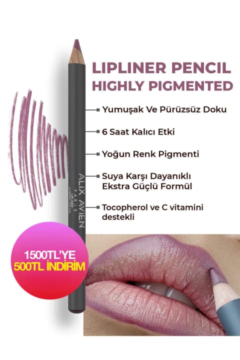 Alix Avien خط لب ماندگار و مرطوبکننده بدون پخش شدن — 22 Berry Coctail