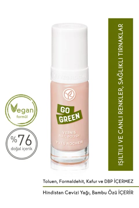 Yves Rocher Go Green لاک ناخن - 03. بژ - 5 میلیلیتر - 81555