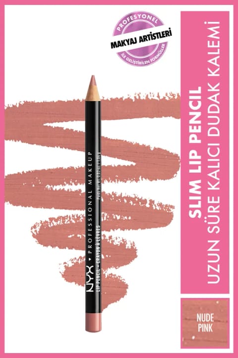 NYX Professional Makeup مداد لب اسلیم نوود پینک