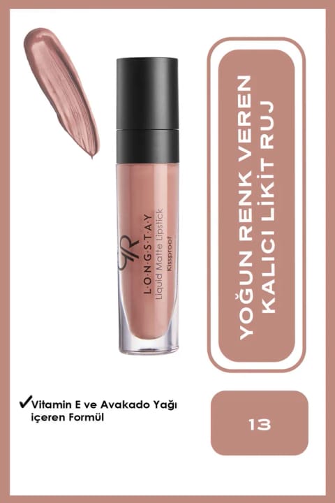 Golden Rose Longstay رژ لب مایع مات ماندگار - 13