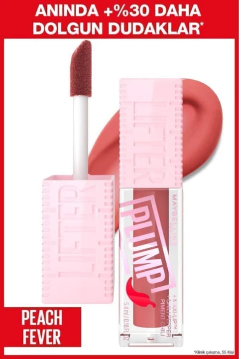 Maybelline New York Lifter Plump براقکننده لب - 005 Peach Fever