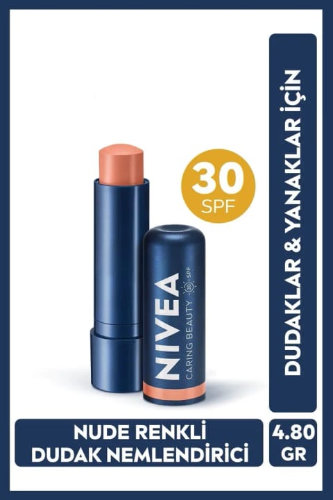 NIVEA رژ لب رنگی مرطوبکننده، نود، 4.8 گرم