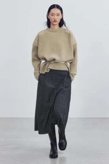 دامن میدی چهارخانه ZW COLLECTION