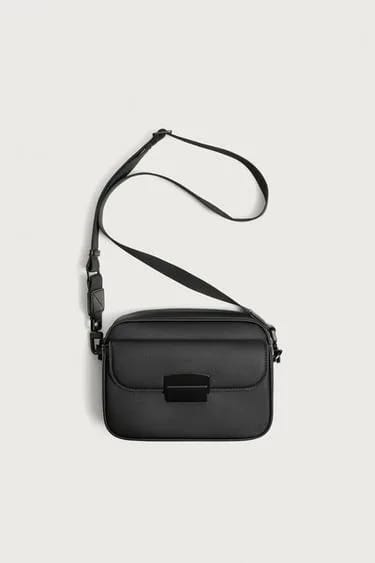 Zara کیف دوشی بافت‌دار