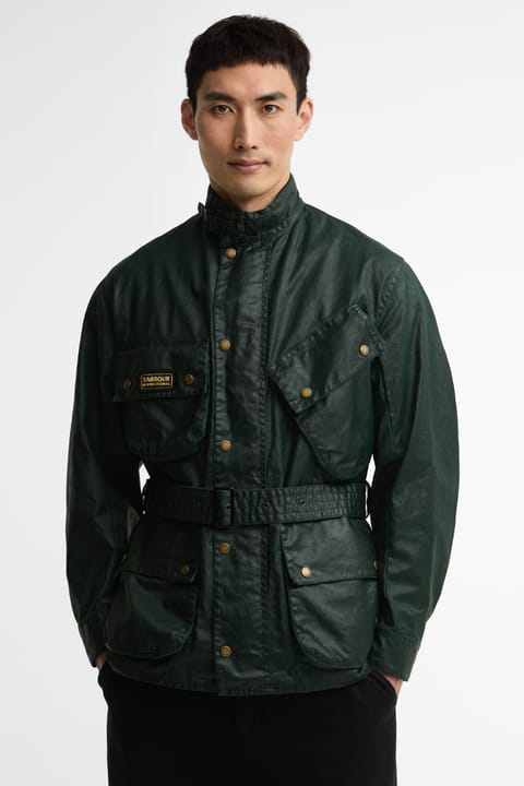 کاپشن کژوال Barbour B.Intl Distressed 90th Anniversary GN71 Green
