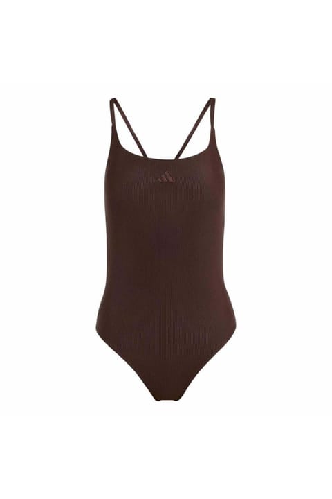 مایو زنانه adidas قهوه‌ای ICONISEA SUIT KC1276