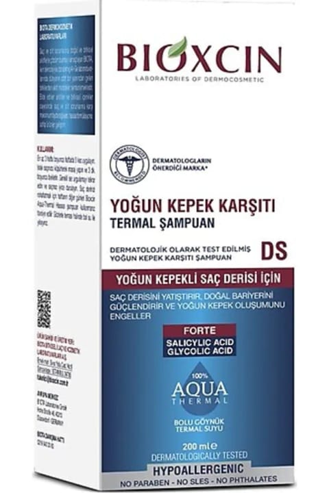 شامپو Bioxcin آکواترمال DS ضد شوره شدید ۲۰۰ میلی‌لیتر