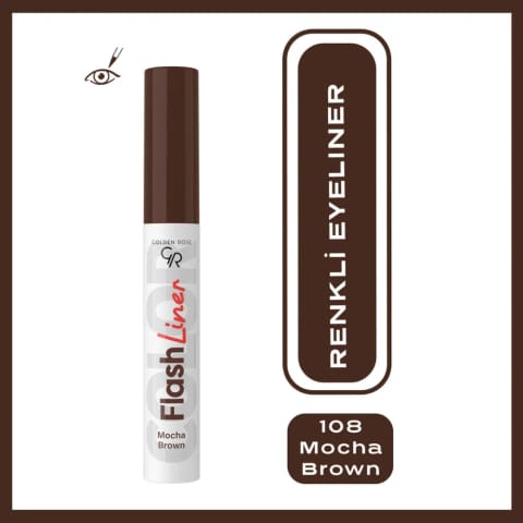 Golden Rose Flash Liner Eyeliner شماره ۱۰۸ Mocha Brown