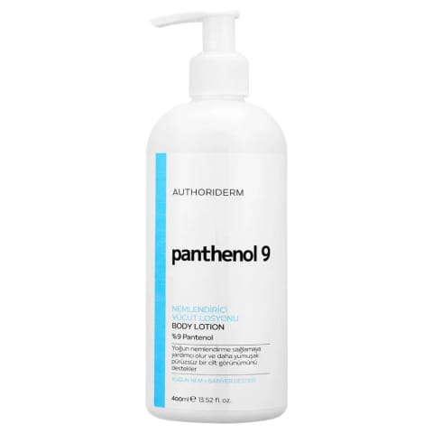 Authoriderm Pantenol %9 مرطوب‌کننده بدن 400 میلی‌لیتر
