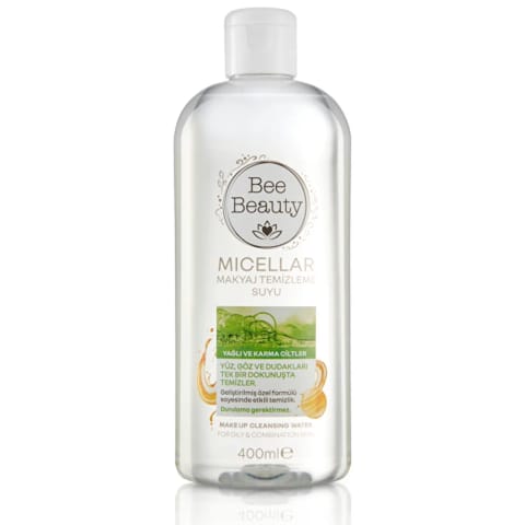 Bee Beauty میسلار واتر پاککننده آرایش برای پوست چرب و مختلط 400 میلیلیتر