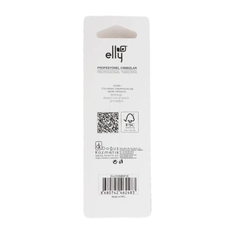 موچین ابرو و اصلاح موهای زائد حرفه‌ای خمیده Elly Gold Series