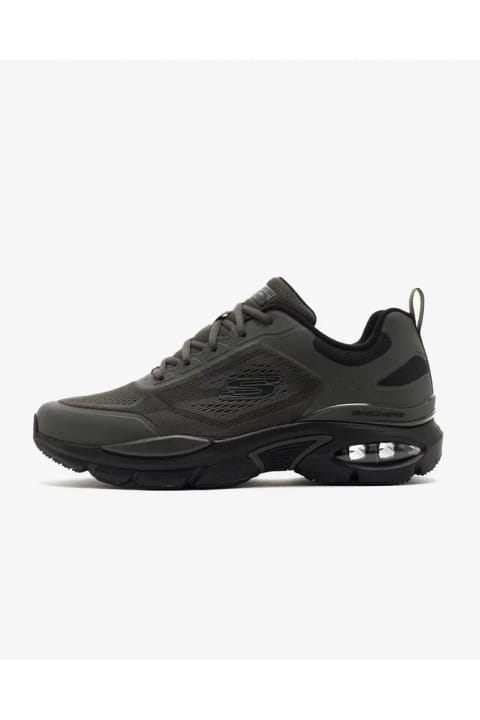 SKECHERS کفش ورزشی مردانه کژوال سبز نظامی مدل AIR VENTURA - CATACLYSM 232656 OLBK