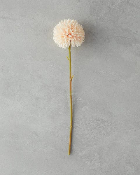 گل مصنوعی تک‌شاخه Dandelion ۲۸,۵ سانتی‌متری رنگ شامپاینی