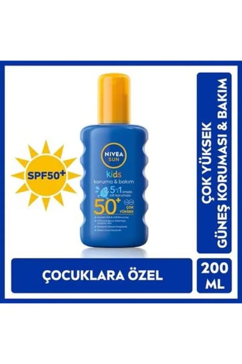 NIVEA Sun SPF 50+ ضدآفتاب کودک 200 میلیلیتر اسپری