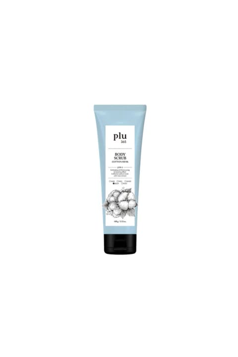 PLU Plu365 Body Scrub Cotton Musk 100گرم - اسکراب بدن با گل پنبه