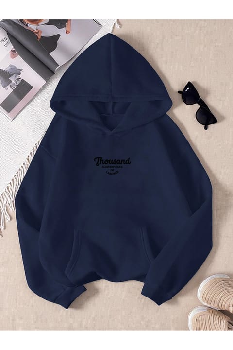 سویشرت اورسایز یونیسکس چاپ Thousand برند uyguntarz
