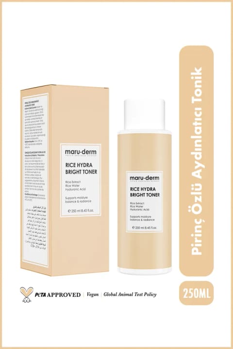 Maru.Derm تونر روشنکننده با عصاره برنج ۲۵۰ میلیلیتر