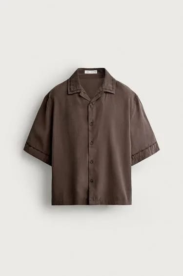 Zara پیراهن گلدوزی شده فیت ریلکس
