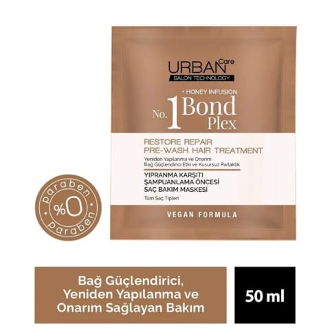 Urban Care Bond Plex شماره ۱ ماسک مو ضد آسیب ۵۰ میلی‌لیتر