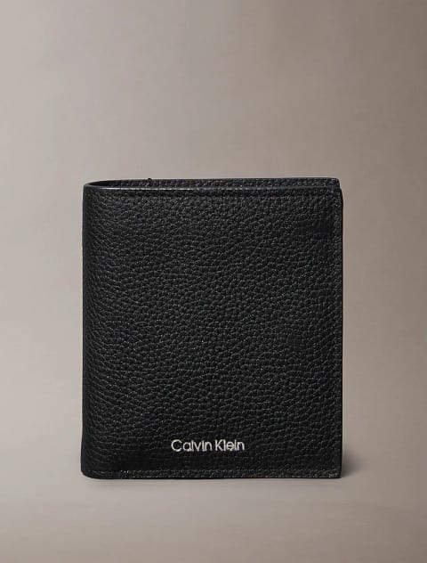 کیف پول مردانه باریک فویل‌برجسته Calvin Klein