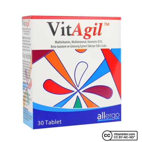 Allergo VitAgil مولتیویتامین-مینرال ۳۰ قرص