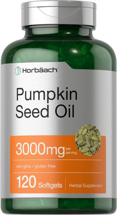 روغن تخم کدو Horbäach 3000mg 120 سافت‌جل
